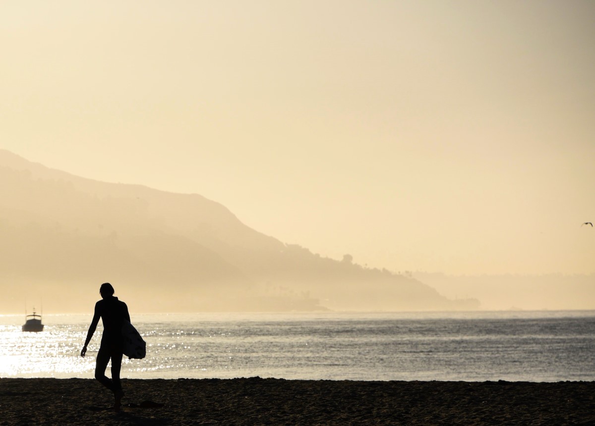 A few waves before work